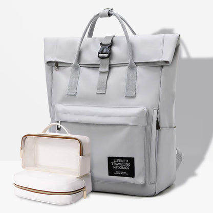 Schoolbag Female College Student Large Capacity Backpack 2026 New Niche Notebook 14Inch Computer Bag Girls Backpack