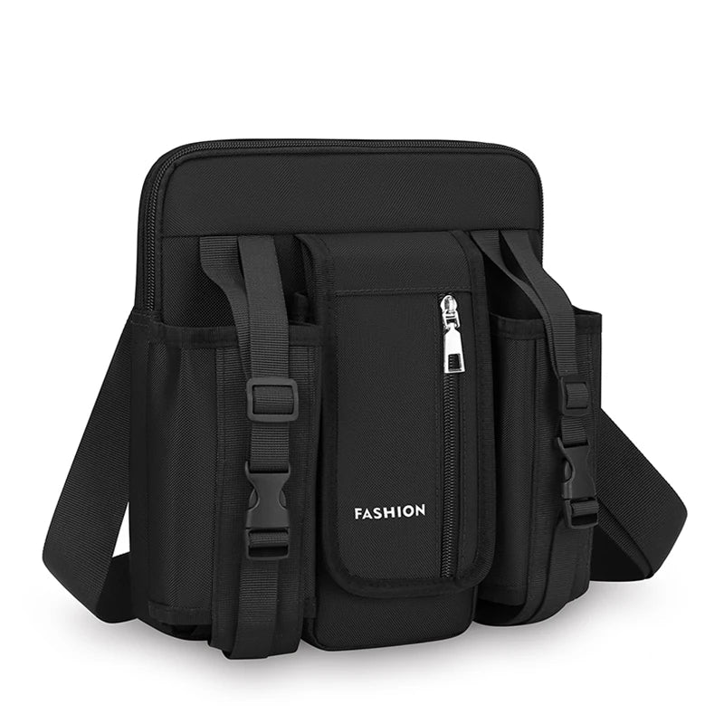 Fashion Trends Men Shoulder Bags High Quality Oxford Crossbody Bag for Men Messenger Bags Stylish Men Bag with Bottle Pocket Sac