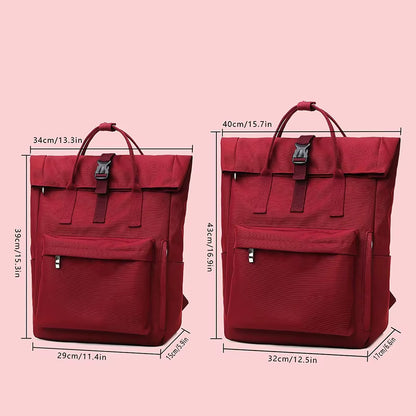 Schoolbag Female College Student Large Capacity Backpack 2026 New Niche Notebook 14Inch Computer Bag Girls Backpack