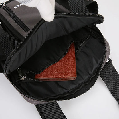 Fashion Trends Men Shoulder Bags High Quality Oxford Crossbody Bag for Men Messenger Bags Stylish Men Bag with Bottle Pocket Sac