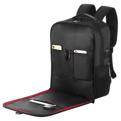 Super Cheap HAWEEL 14W Solar Panel Power Backpack Laptop Bag with Handle and 5V / 2.1A Max USB Charging Port