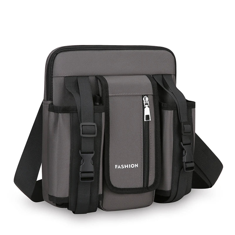 Fashion Trends Men Shoulder Bags High Quality Oxford Crossbody Bag for Men Messenger Bags Stylish Men Bag with Bottle Pocket Sac